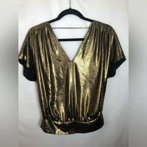 Women’s Gold Top. Size XS. Ramy Brook Newyork.